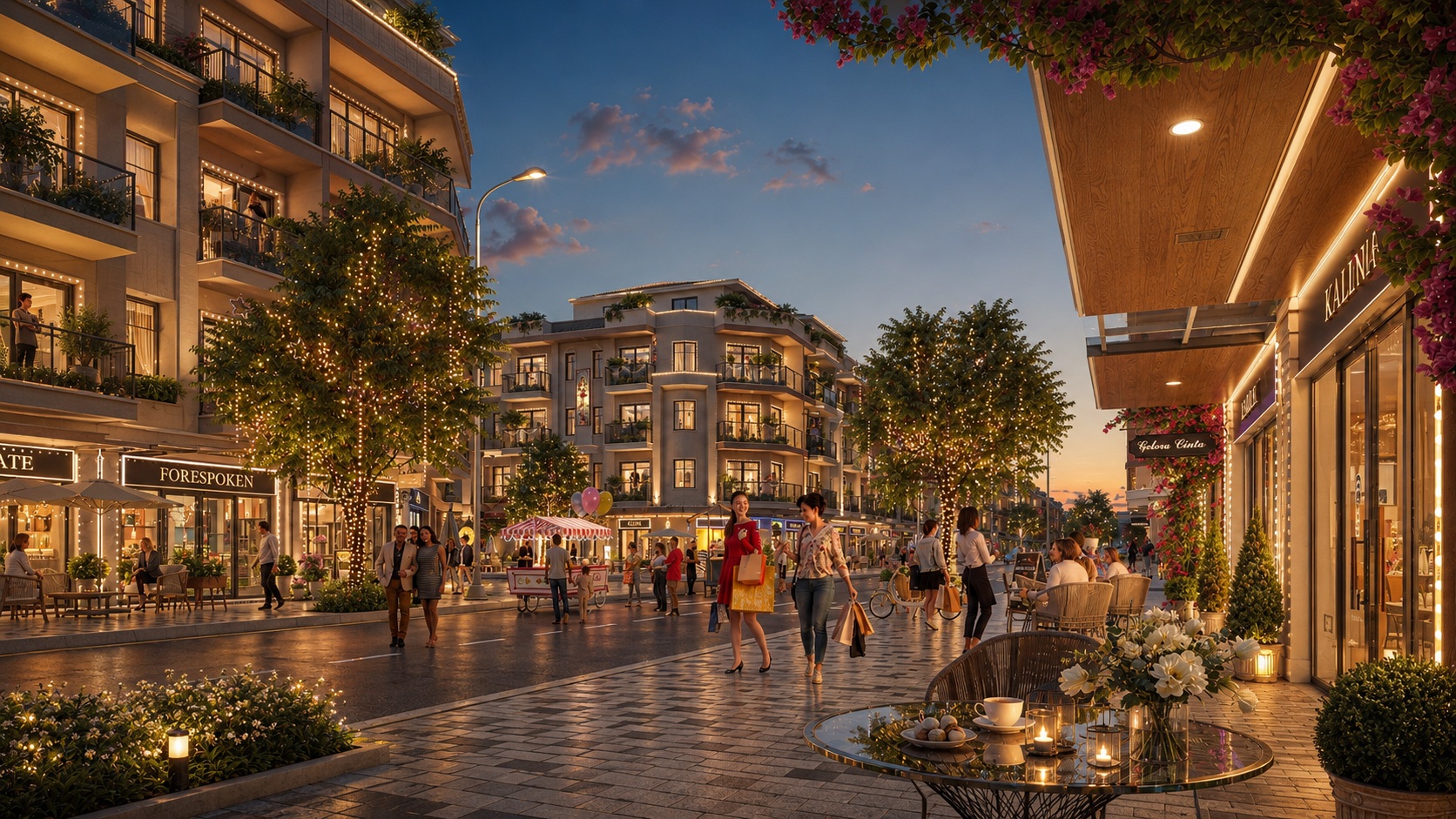 câu chuyện thiết kế shophouse Vinhomes King Park