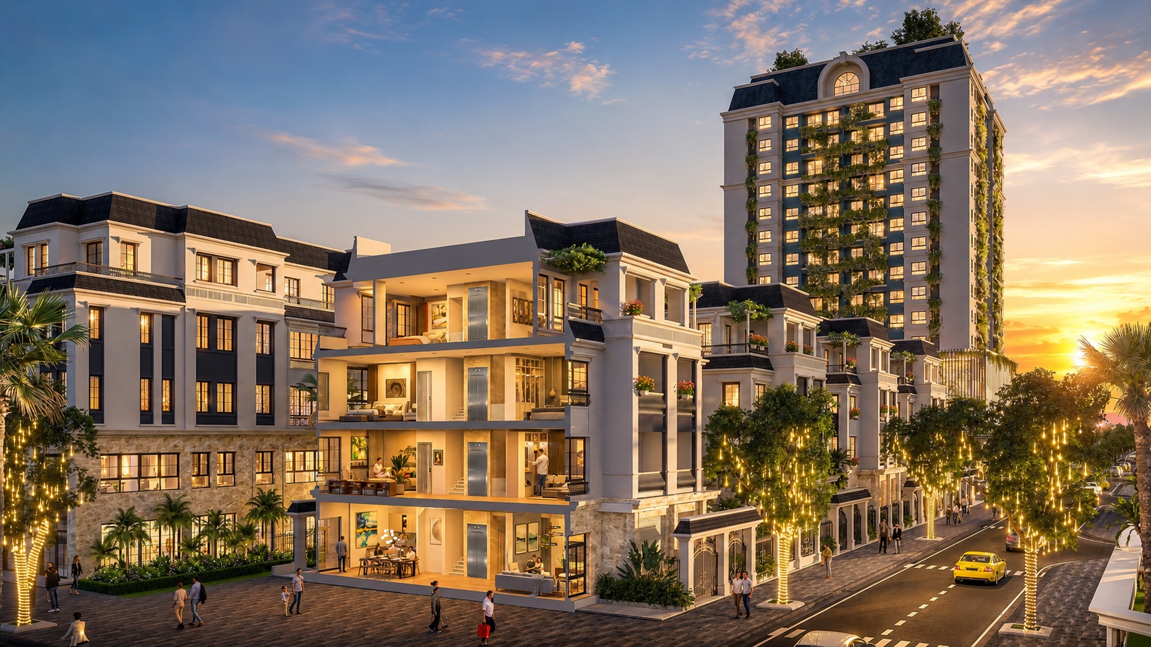 bộ sưu tập thiết kế liền kề Vinhomes King Park